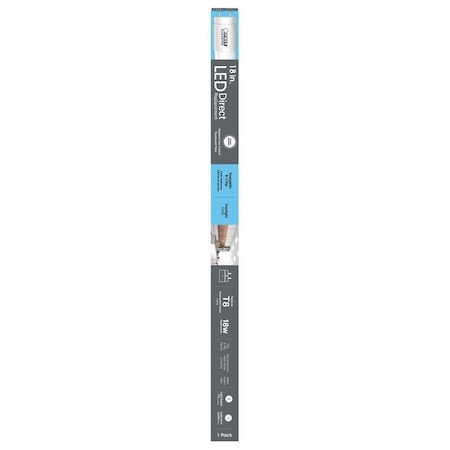 Feit Electric Feit T8 Daylight 18 in. Bi-Pin T8 LED Linear Lamp 18 Watt Equivalence 1 pk T818/850/LED